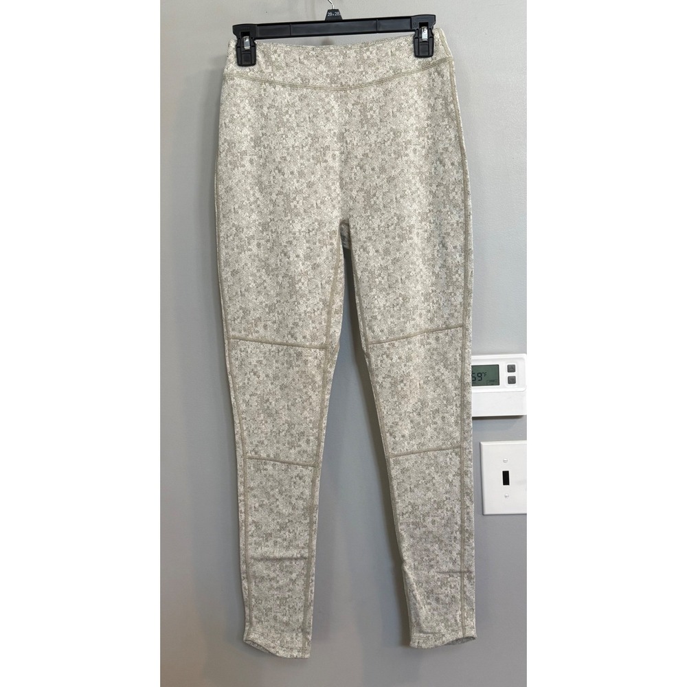 Gymshark Adaptโ Fleck Leggings Women Size M Beige Activewear Workout